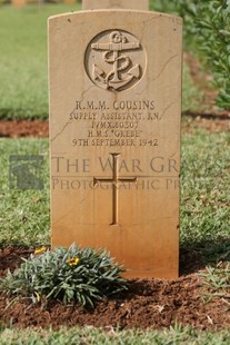 BEIRUT WAR CEMETERY - COUSINS, RAYMOND MERYLL MELVILLE